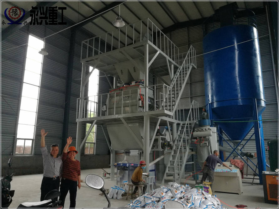 年产10万吨全自动干粉砂浆生产线